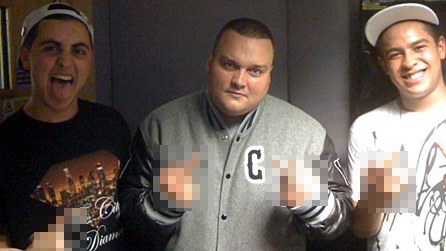 Astroid Boys with Charlie Sloth (centre)
