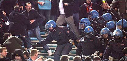 Violencia en las gradas