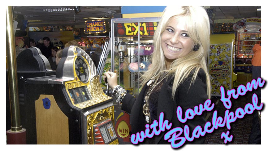 Pixie Lott takes time out from her pair of Live In Blackpool performances for a quick tour of Blackpool's sights.