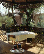 Two wine glasses - John Singer Sargent