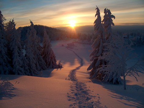 sunrise in Poland
