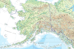New map – 1:5,000,000 scale reference map of Alaska and NW Canada