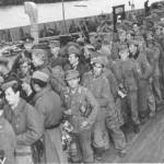 German POWs arriving in Britain