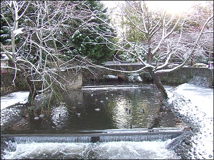 Taunton in the snow