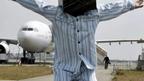 A person wearing pyjamas