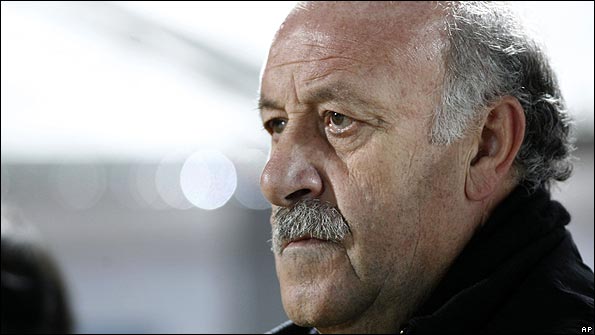 Spain coach Vicente Del Bosque. Picture: AP 