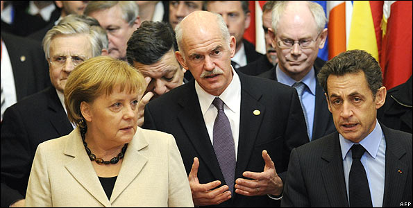 EU leaders at Brussels summit 11 Feb 10