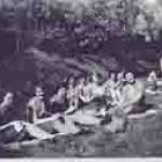 Me and the girls enjoying a nice picnic at Cheney Court