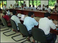 TNA meeting with the LTTE (Library photo)