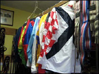 Jockeys' silks