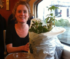 Alys Fowler's train journey home