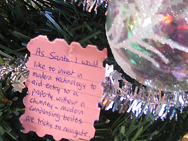 As Santa I want to invest in modern technology to aid entry to a property without a chimney