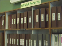 Files kept in the Public Records Office, Belfast