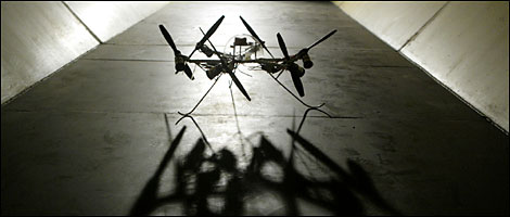 Tumbleweed robot helicopter