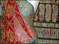 One of the saris in the competition