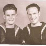 Harold Limeburner (L) and Stan Woodcock (R)