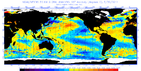 current operational SST anomaly charts 2011