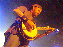 Hayseed Dixie banjo