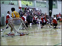 Great Britain mens' tchoukball team 2002