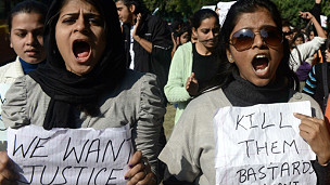 ریپ کے خلاف مظاہرہ