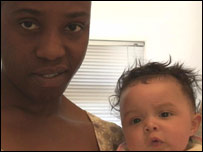 Melonie struggling to practice as a new mum