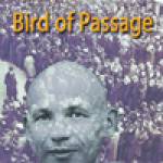 Sugata as Buddhist monk infront of backdrop of Labour Queues in Germany 1923.