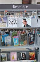 Beach bum books at Newcastle library