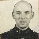 Photograph of Louis Sheppard in Police uniform from his wartime identification card
