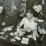photograph of German prisoners of war at the USA Military Hospital in Warrington