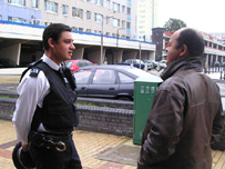 Kurt Barling with Pc Tim Allpress