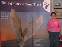 Chris manning a stand at the Botanical Gardens