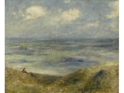 Woman at the Seaside, Seascape, 1879-80 by Renoir