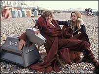 Doctor Who with faithful assistant K9