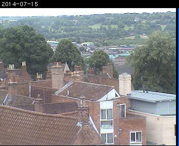 South view from Lincoln Castle.
