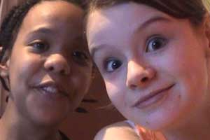 Ruth and Hannah love pancakes with lemon and sugar.