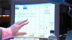 Sir Terry demonstrates his control desk