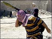 Felluce'de bir militan