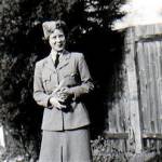 me aged 15 in the Women's Junior Air Corps