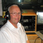 Campbell Lawley in the BBC Radio Ulster studio