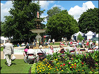 Vivary Park during Taunton Flower Show 08