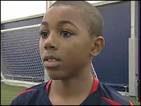 Jerome, a young footballer