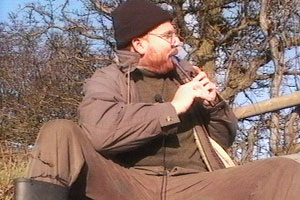 Norman makes music in the woods