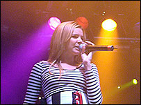 Nadine from Girls Aloud