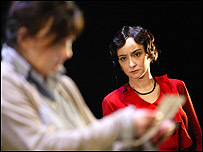 Evelyn (Marion Bailey) and Helga (Pandora Colin)