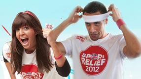 Claudia Winkleman and Rio Ferdinand