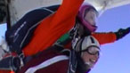 people skydiving