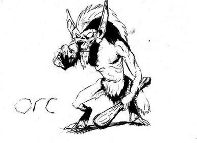 Orc concept art