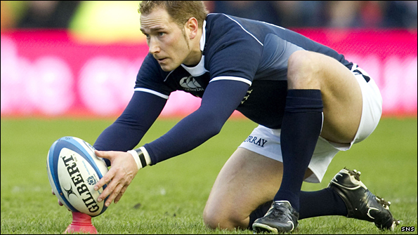 Dan Parks, who doesn't use a laser-guided kicking tee