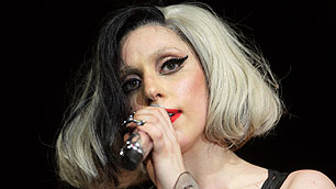 Pop singer Lady Gaga