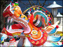 Dragon dancers